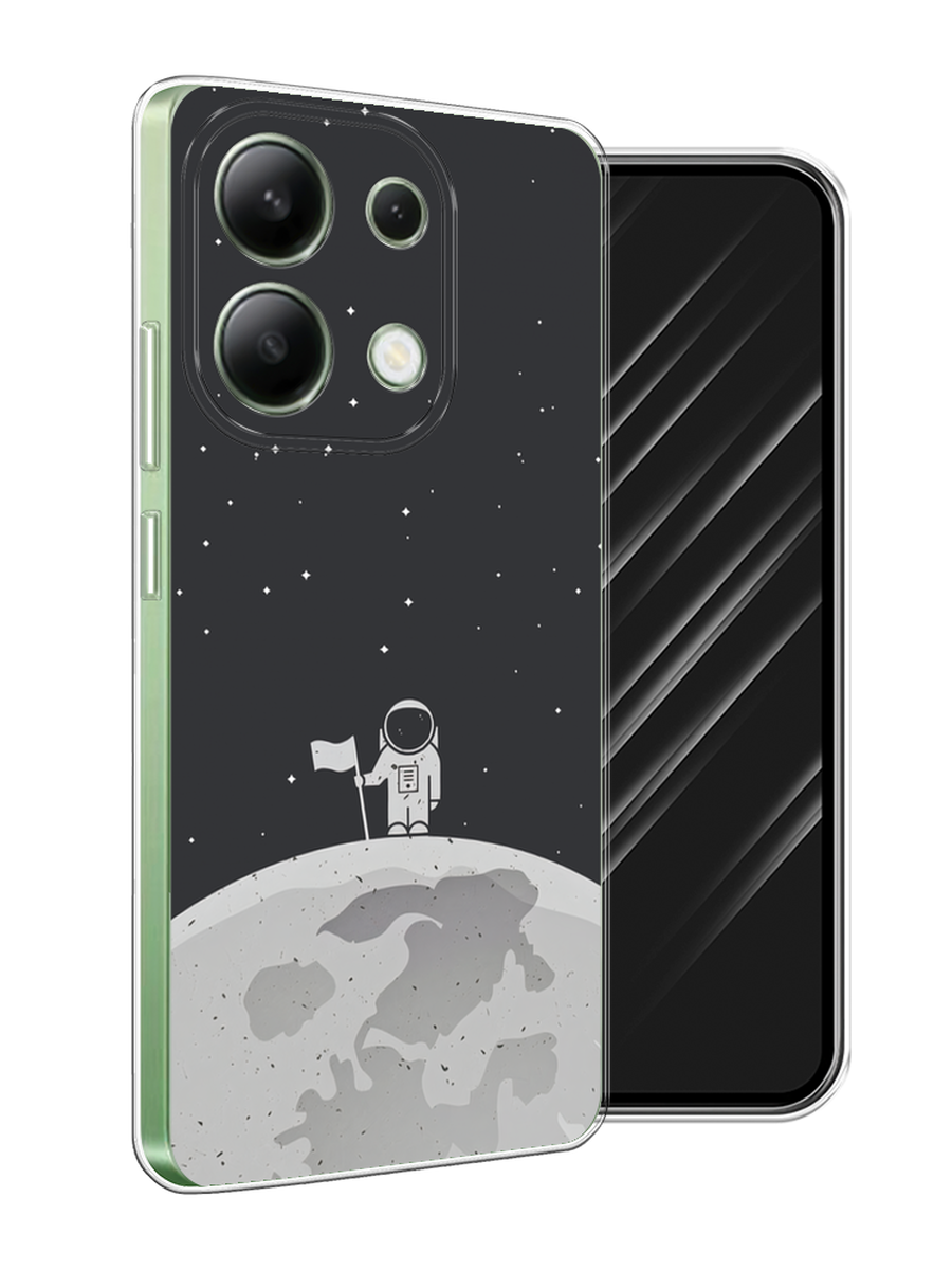 

Чехол Awog на Xiaomi Redmi Note 13 4G (Global) "Первый на Луне", Черный, 321050-1