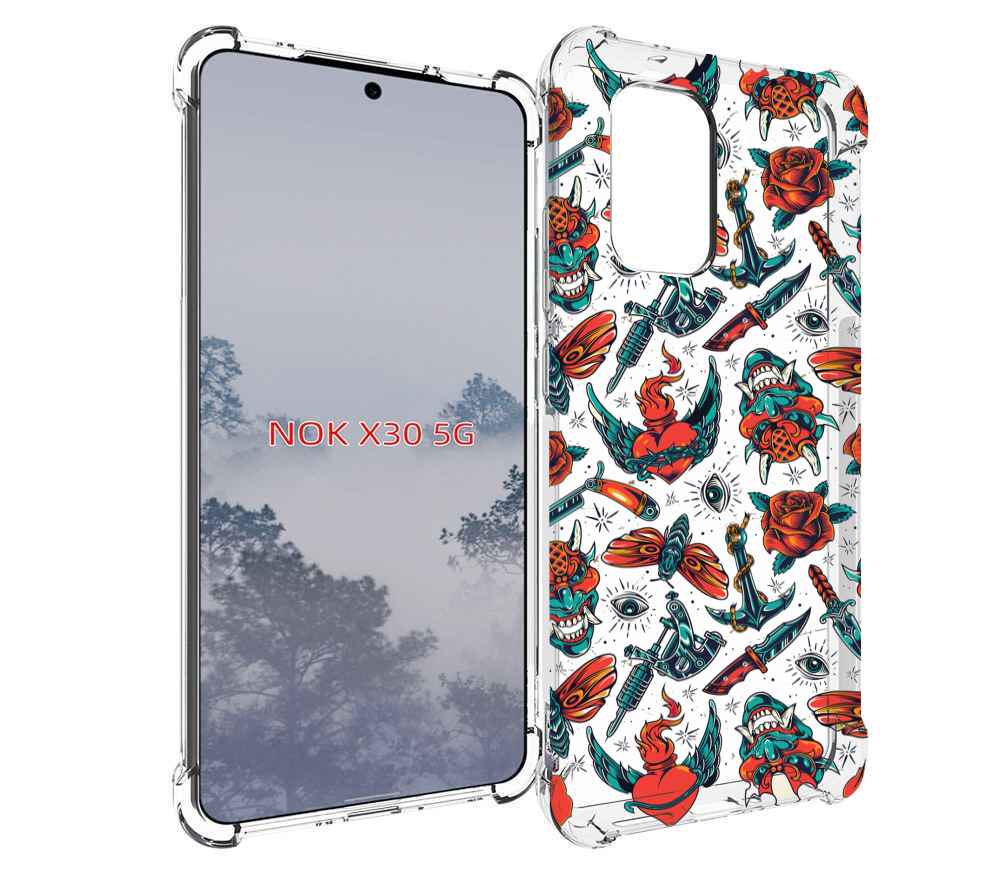 

Чехол MyPads олд-скул-пак для Nokia X30 5G, Tocco