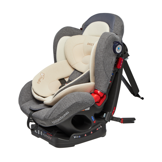 фото Автокресло ducle bv-012 daily isofix light grey, серый, гр 0/1/2