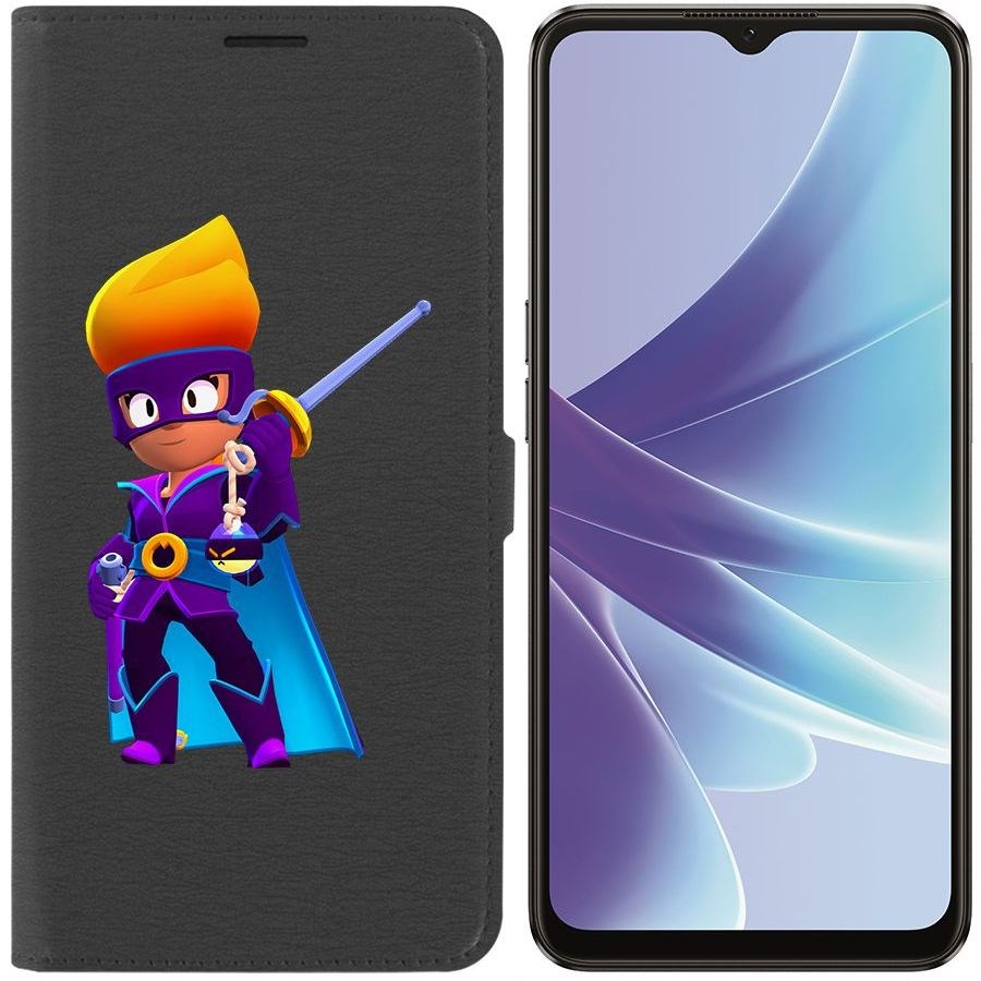 

Чехол-книжка Eco Book для Oppo A57s Brawl Stars-Амбер де Ла Вега