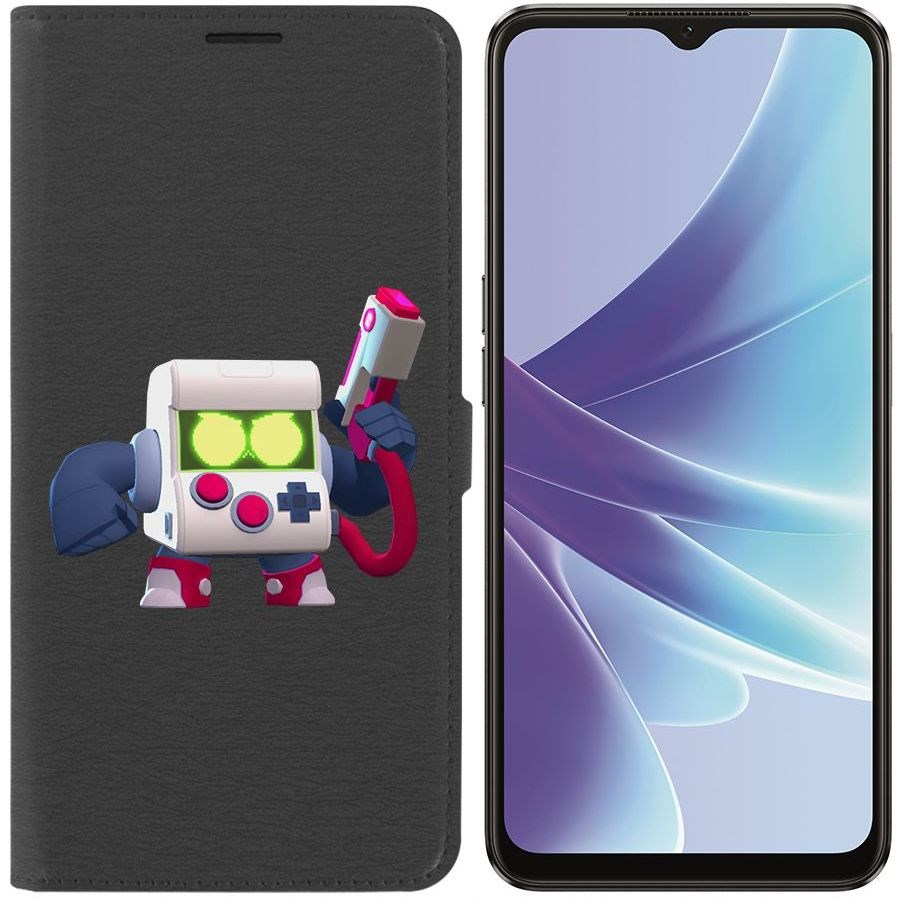 

Чехол-книжка Eco Book для Oppo A57s Brawl Stars-8-БИТ классический