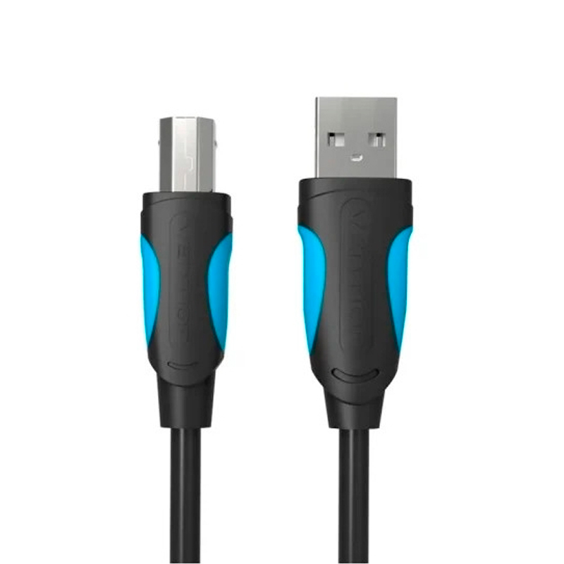 фото Кабель vention usb 2,0 am/bm 2м, black