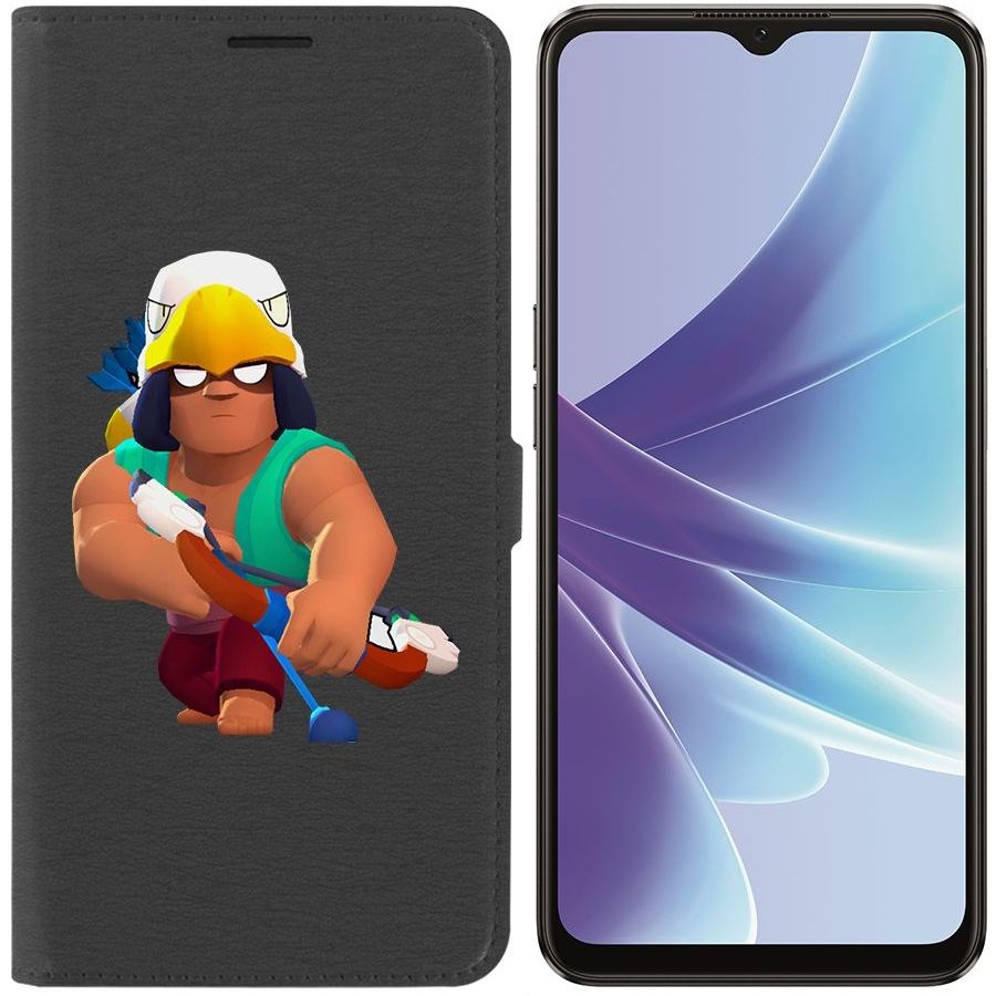 

Чехол-книжка Eco Book для Oppo A57s Brawl Stars-Бо