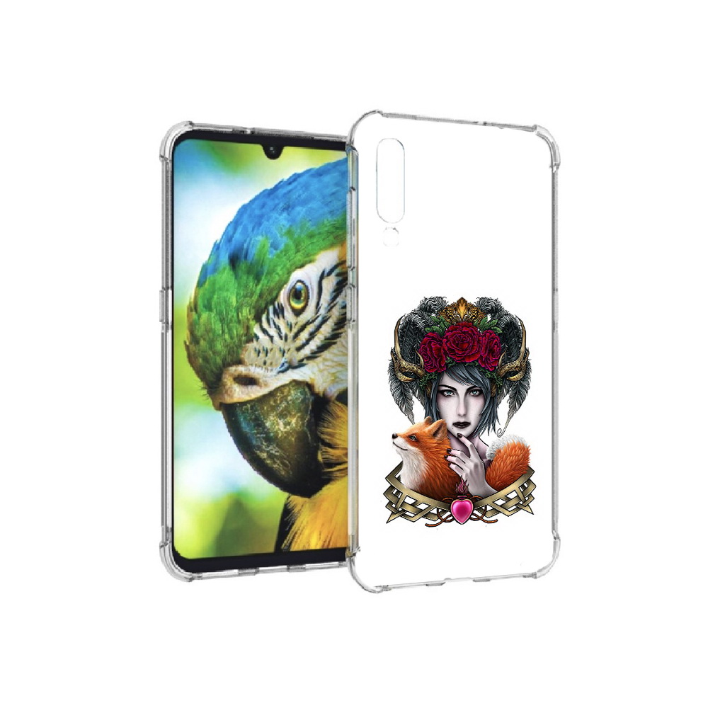 

Чехол MyPads Tocco для Xiaomi Mi 9 девушка с лисой (PT126035.255.314), Прозрачный, Tocco