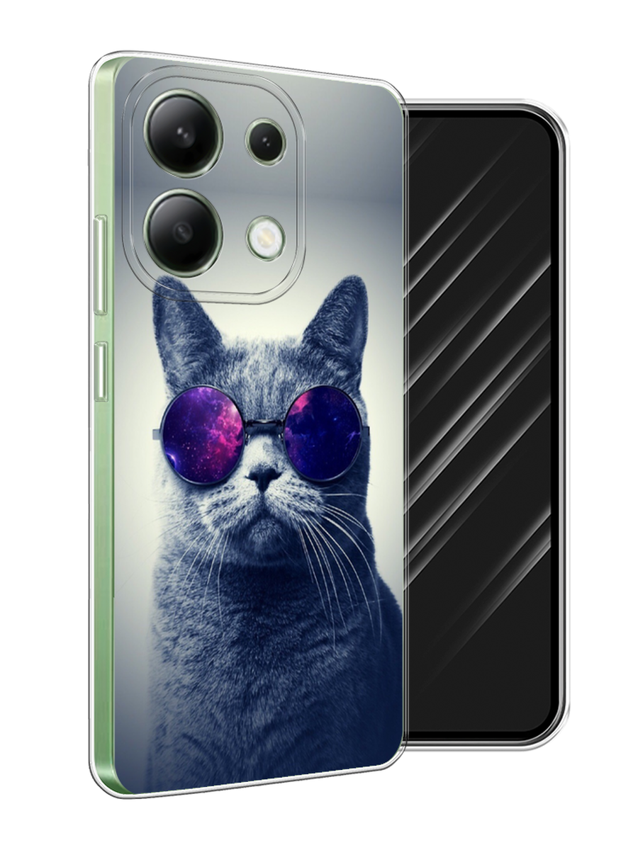 

Чехол Awog на Xiaomi Redmi Note 13 4G (Global) "Космический кот", Бордовый, 321050-1