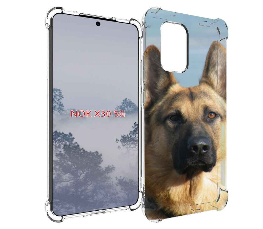 

Чехол MyPads немецкая овчарка для Nokia X30 5G, Tocco