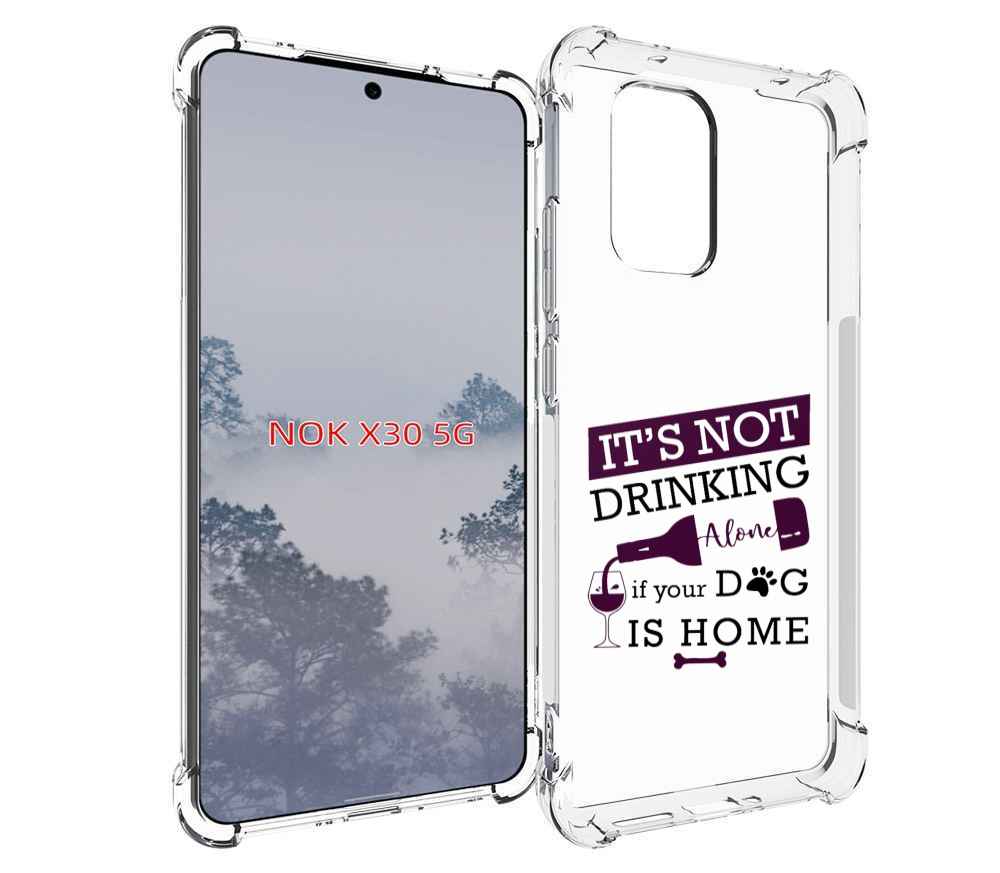 

Чехол MyPads не-пей-один-дома для Nokia X30 5G, Tocco
