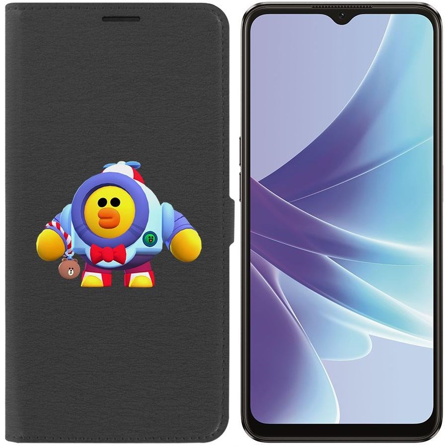 

Чехол-книжка Eco Book для Oppo A57s Brawl Stars-Нани Салли