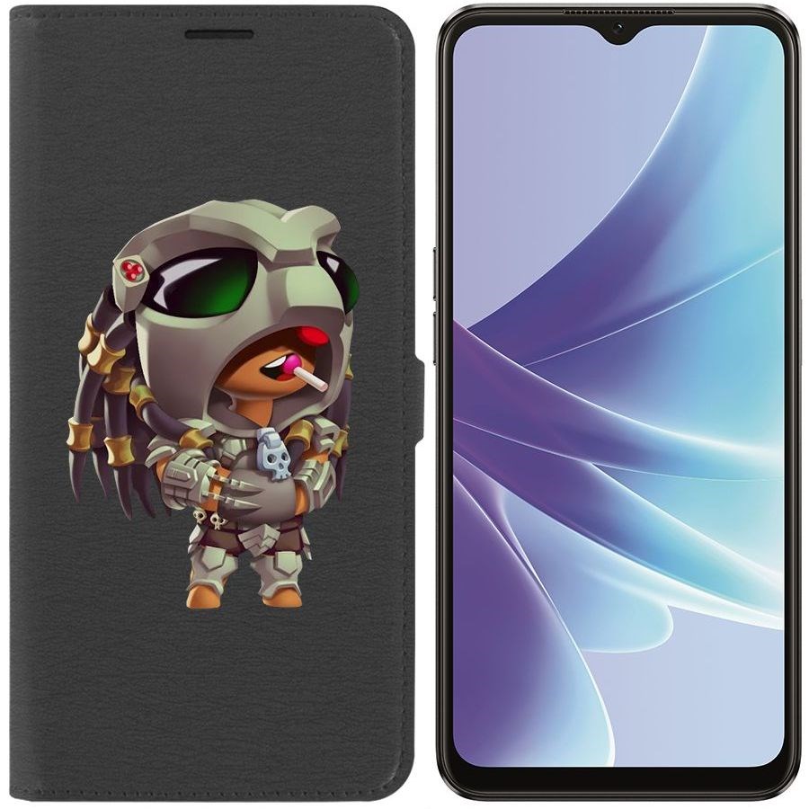 

Чехол-книжка Eco Book для Oppo A57s Brawl Stars-Леон Хищник