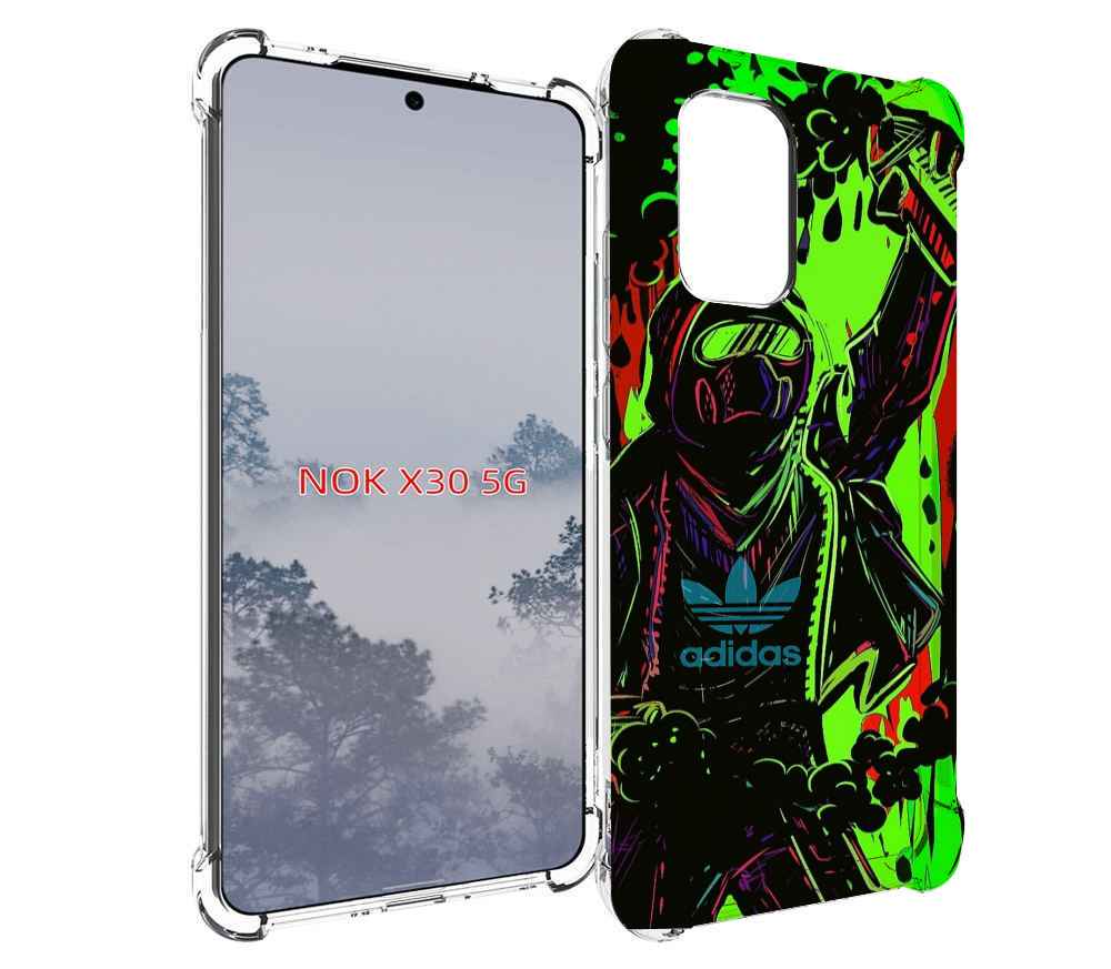 

Чехол MyPads мужчина в красках адидас для Nokia X30 5G, Tocco