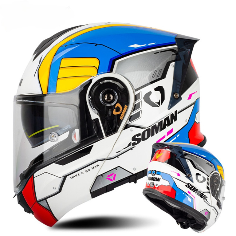 Мотошлем Soman SM965, Gundam, M