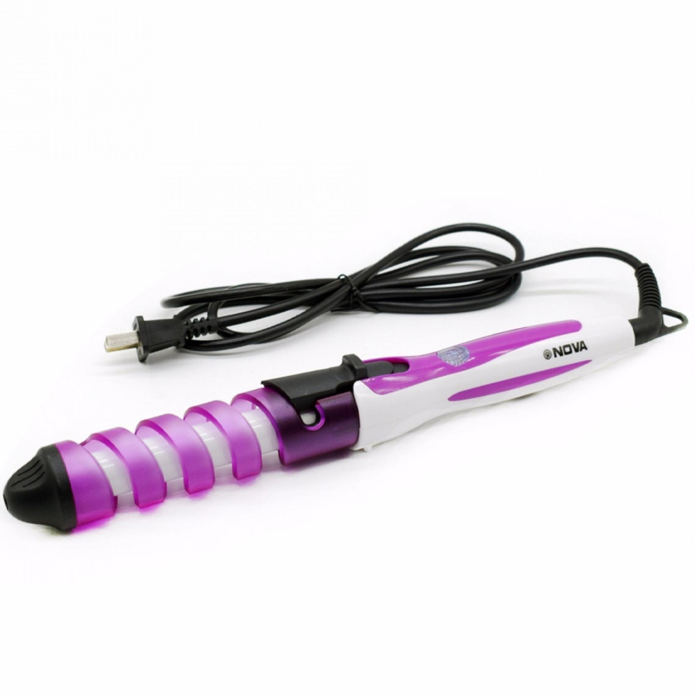 Выпрямитель волоc Nova Professional Hair Curler NHC-5322 Pink/White выпрямитель волоc ga ma cp14 led 4d dual plate