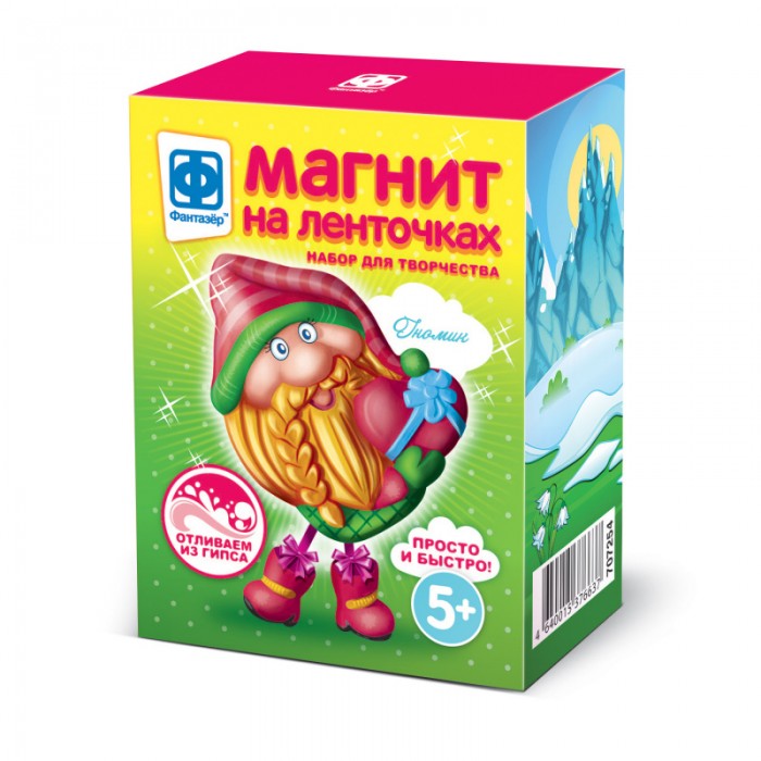 

Магнит на ленточках Гном Фантазер 707254, 707254