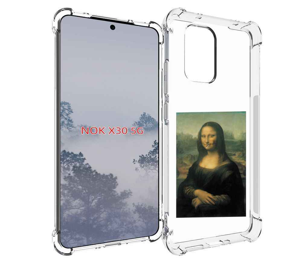 

Чехол MyPads монализа-с-чупачупсом для Nokia X30 5G, Tocco