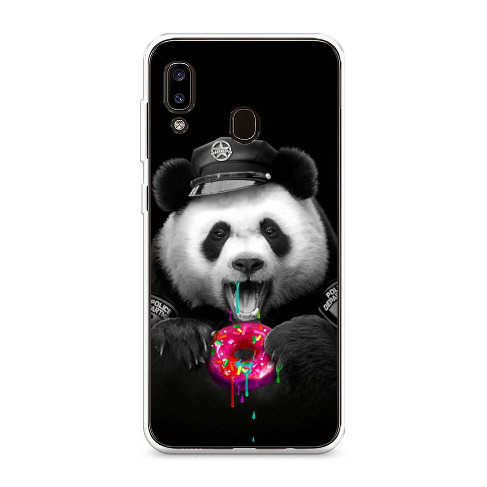 

Чехол Awog на Samsung Galaxy A20/A30 "Панда police", Разноцветный, 27650-2