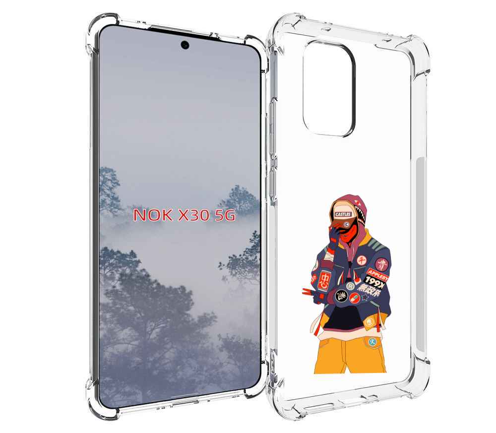 

Чехол MyPads модник для Nokia X30 5G, Tocco