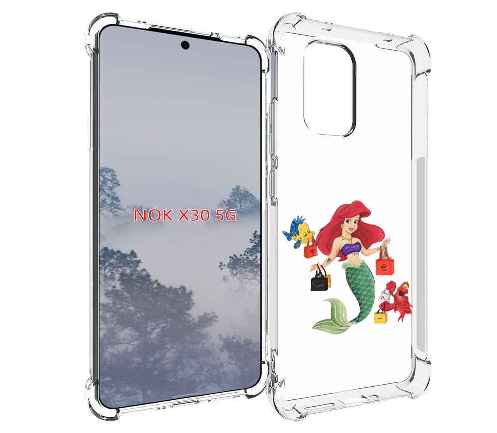 

Чехол MyPads модная-русалка женский для Nokia X30 5G, Tocco