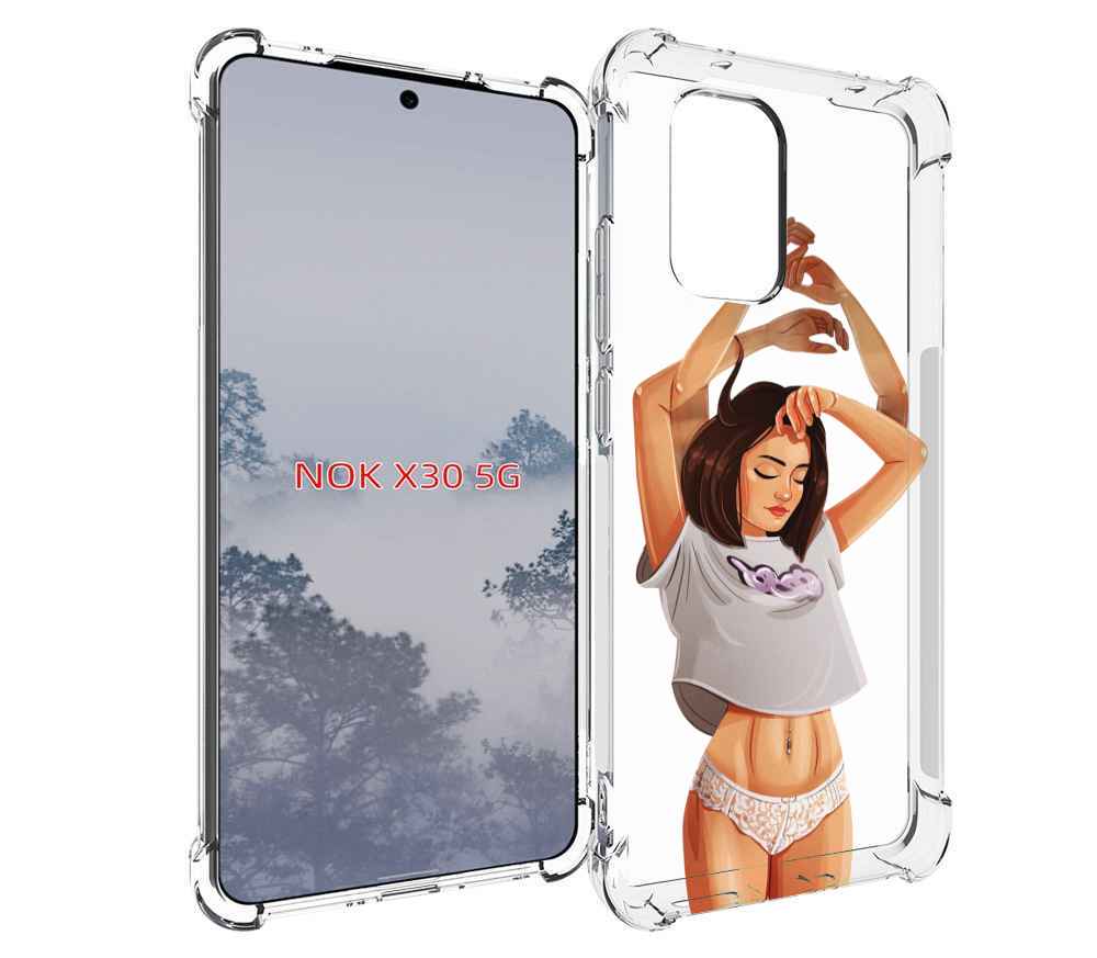

Чехол MyPads много-рук женский для Nokia X30 5G, Tocco