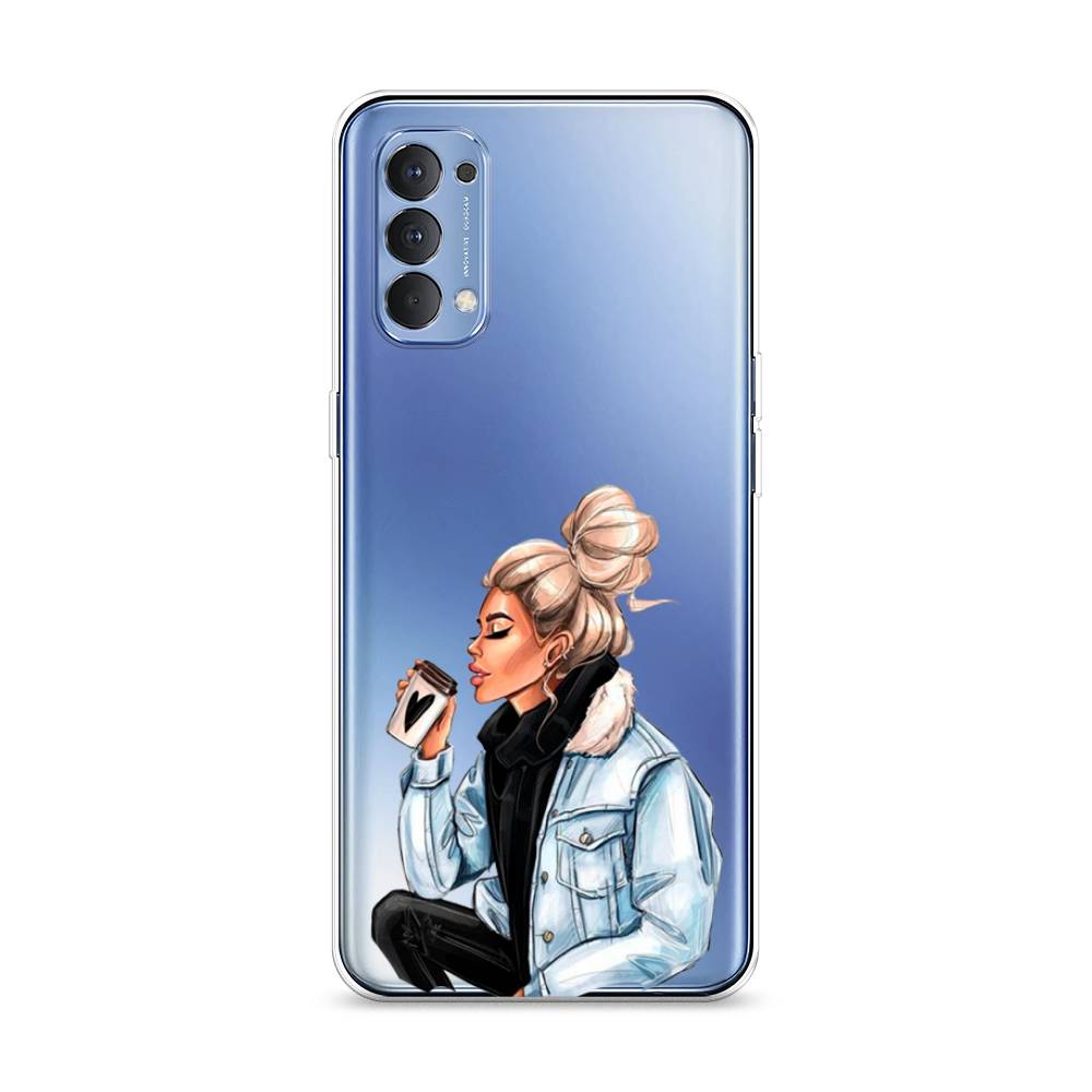 

Чехол Awog на Oppo Reno 4 4G "Cute girl", Разноцветный, 259450-7