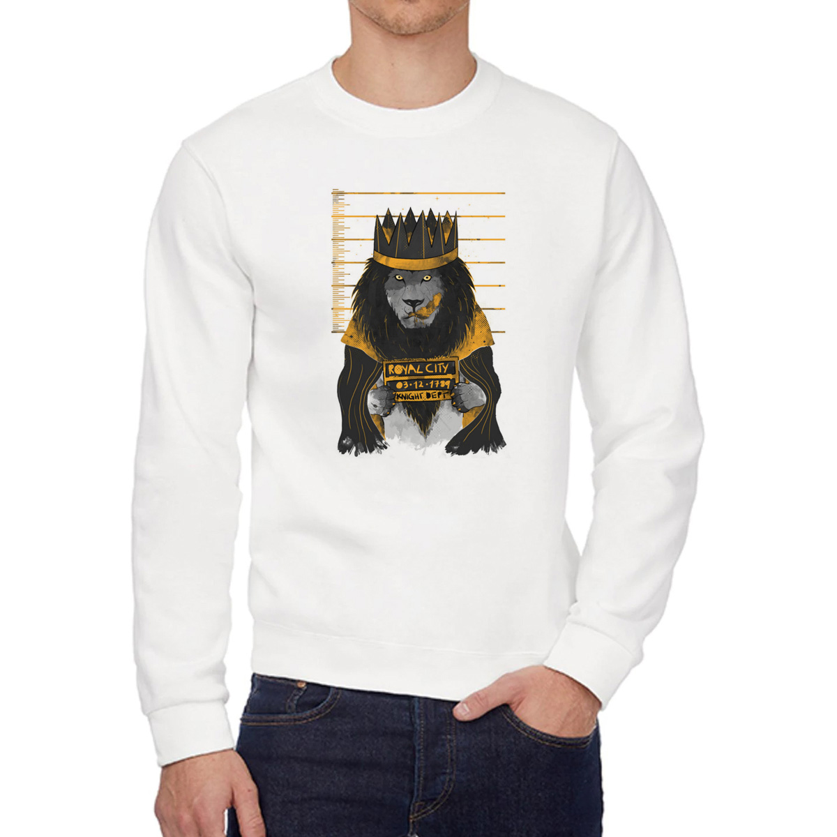 

Свитшот унисекс CoolPodarok W02585 белый 54 RU, 54W02585