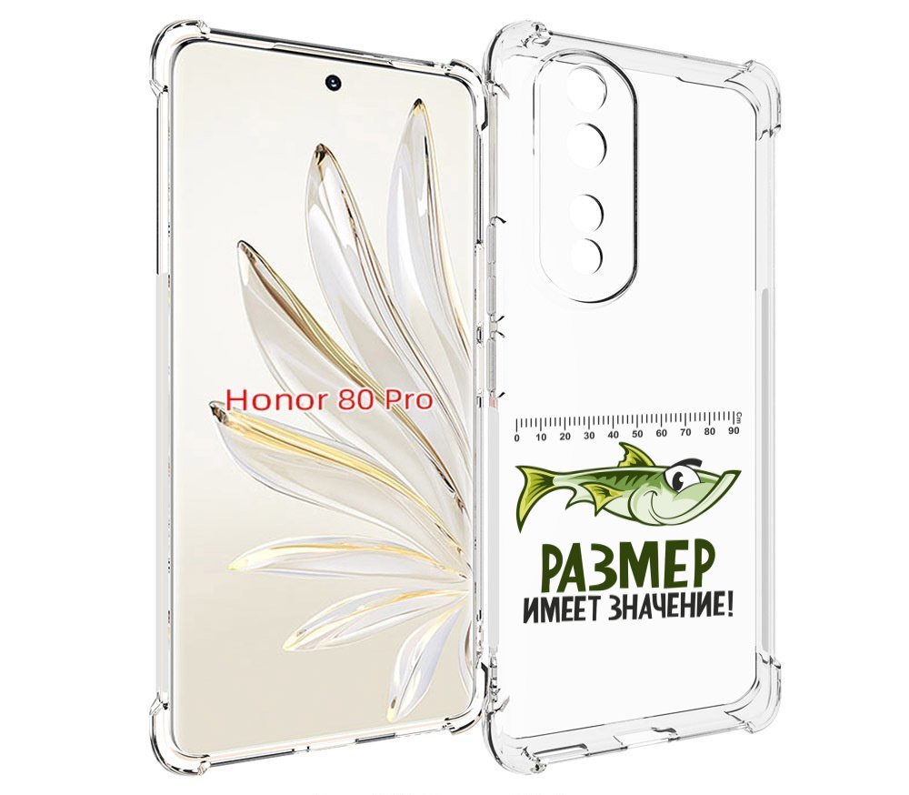 

Чехол MyPads размер не имеет значения для Honor 80 Pro, Прозрачный, Tocco