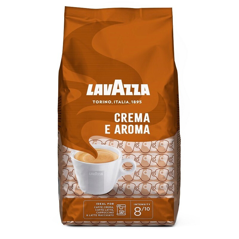 

Кофе в зернах LAVAZZA CREMA E AROMA Итальянский мягкий аромат, 1 кг, CREMA E AROMA