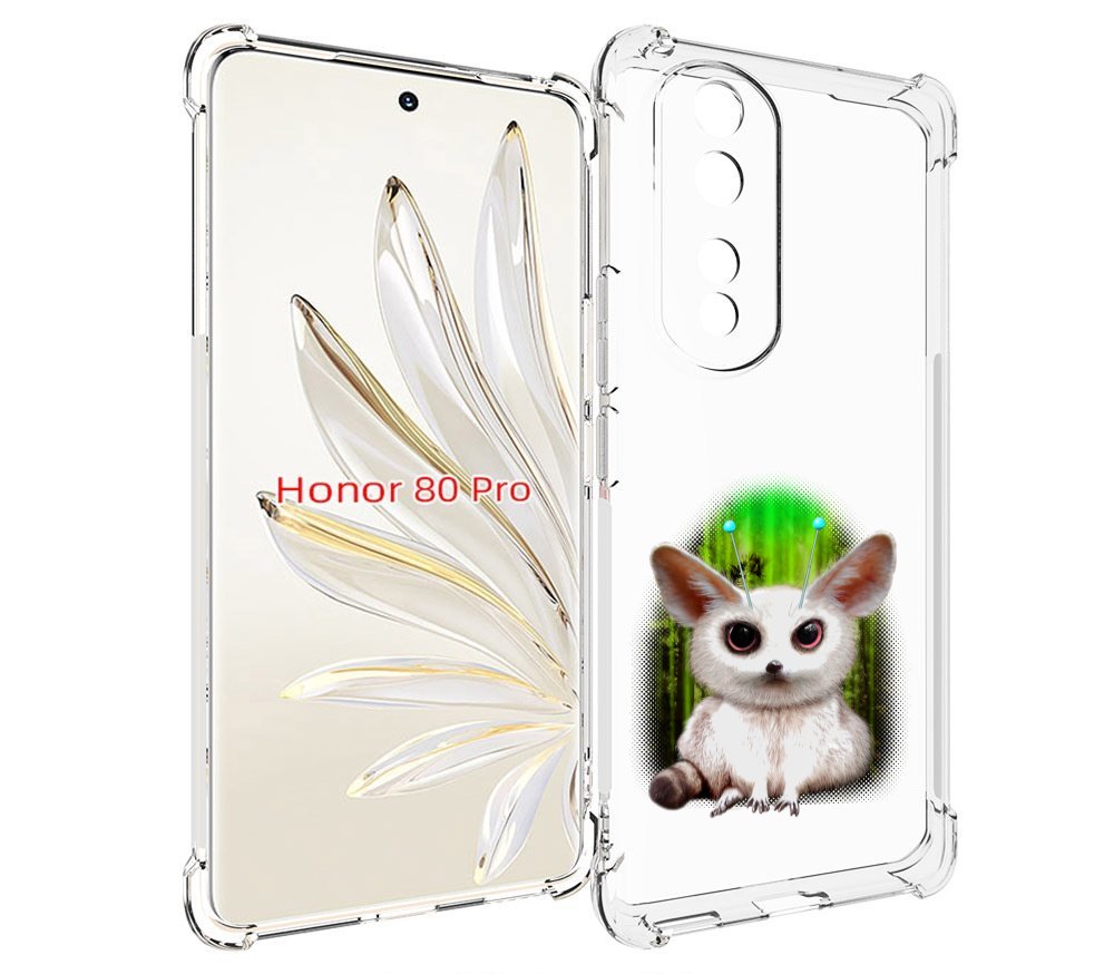 

Чехол MyPads пушистое животное для Honor 80 Pro, Прозрачный, Tocco