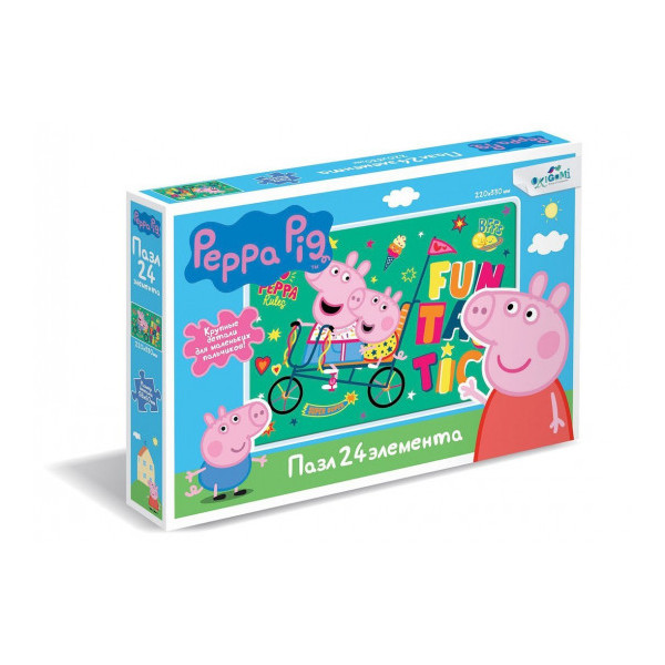 

Пазл maxi Peppa Pig. Быстрее ветра, 24 элемента Origami