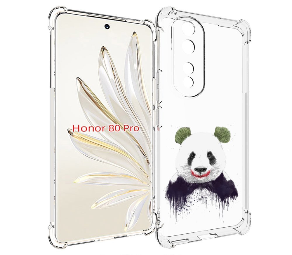 

Чехол MyPads панда джокер для Honor 80 Pro, Прозрачный, Tocco