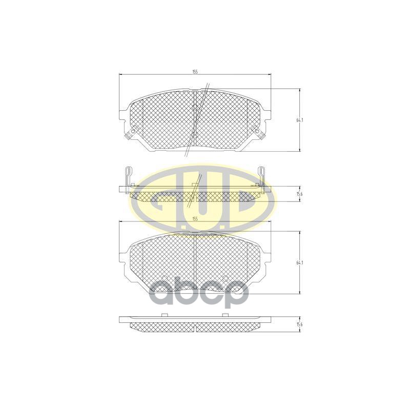 

Колодки Торм Передн Hyu Ix55 06-/Hyu Veracruz 07-12 G.U.D арт. GBP132212