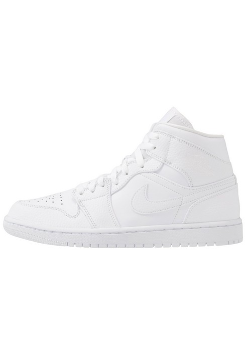 

Кеды мужские Jordan Air 1 Mid белые 50.5 EU (доставка из-за рубежа), Белый, Air 1 Mid