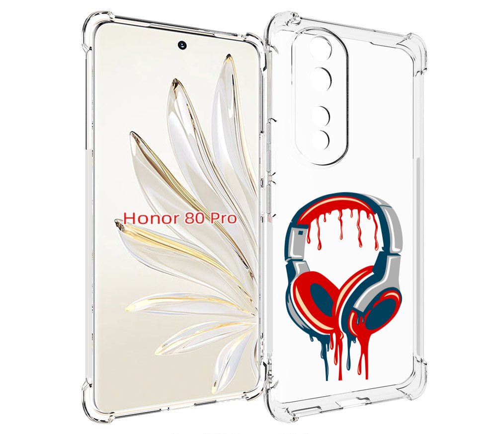 

Чехол MyPads не делай громко для Honor 80 Pro, Прозрачный, Tocco