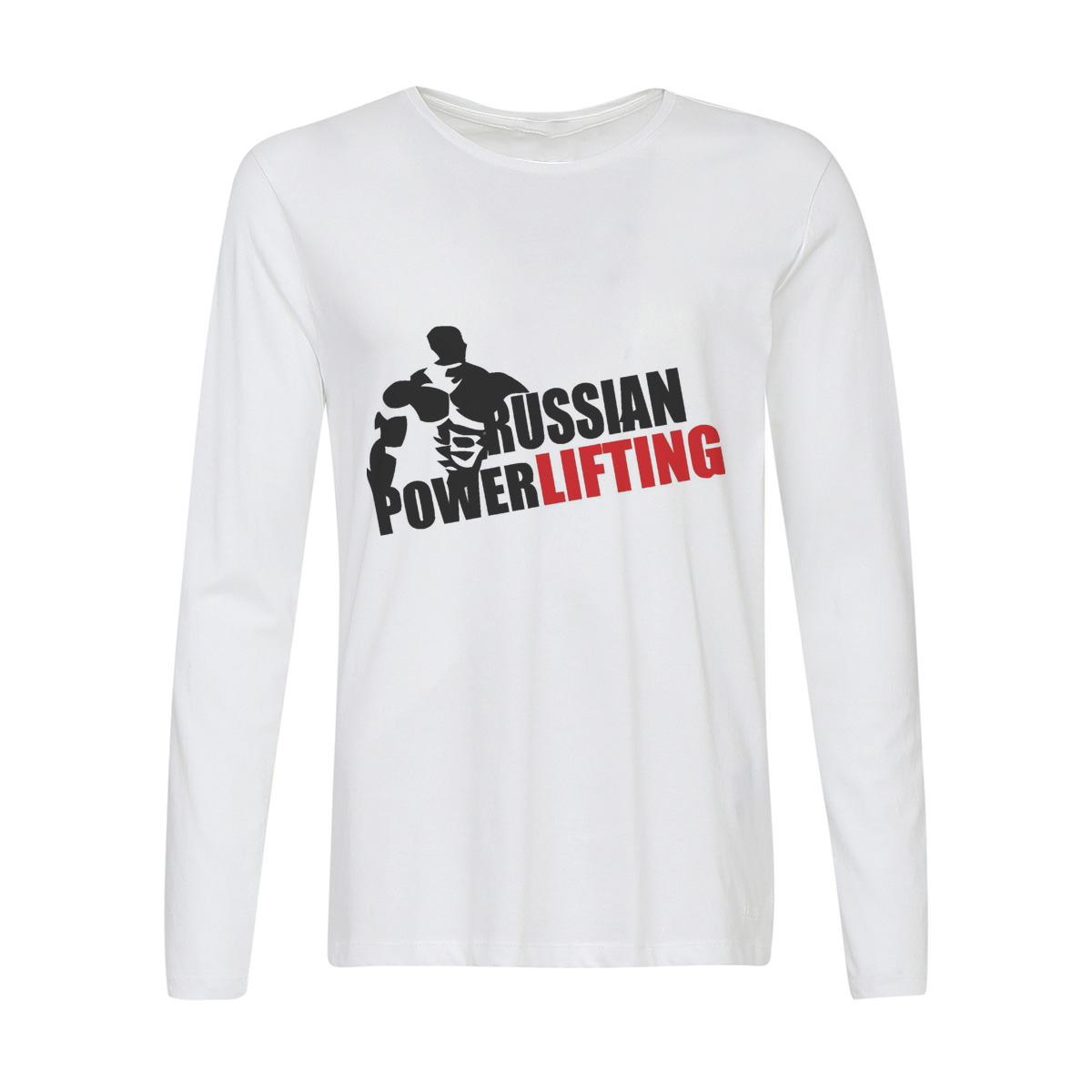 Лонгслив CoolPodarok Russian powerlifting (Русский пауэрлифтинг)