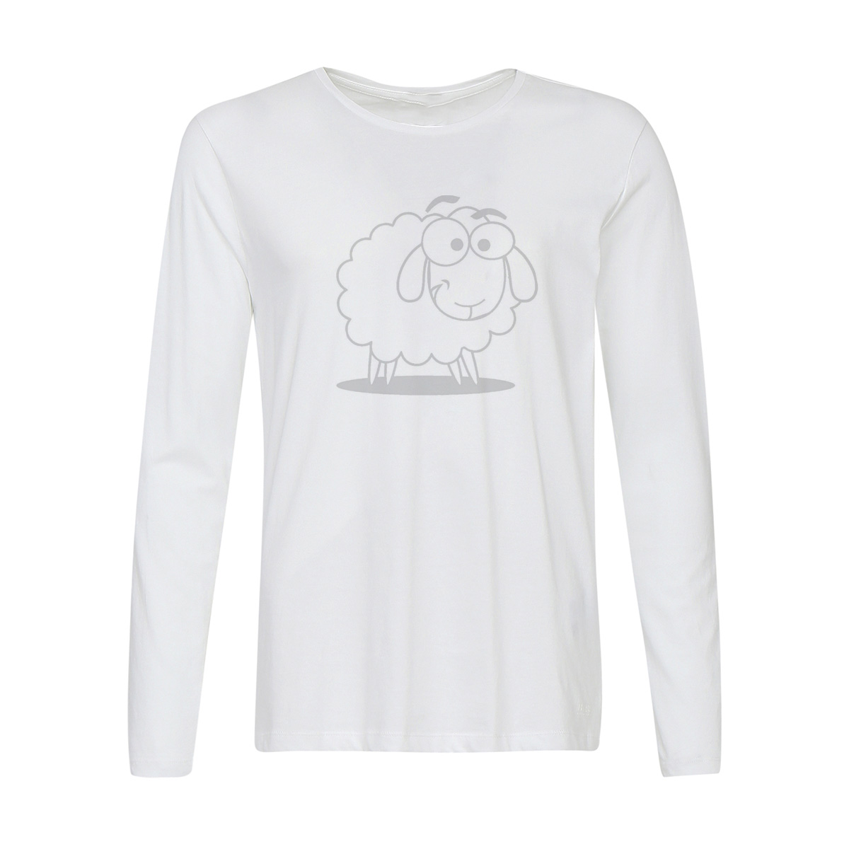 

Лонгслив CoolPodarok овца, Белый, w0113219