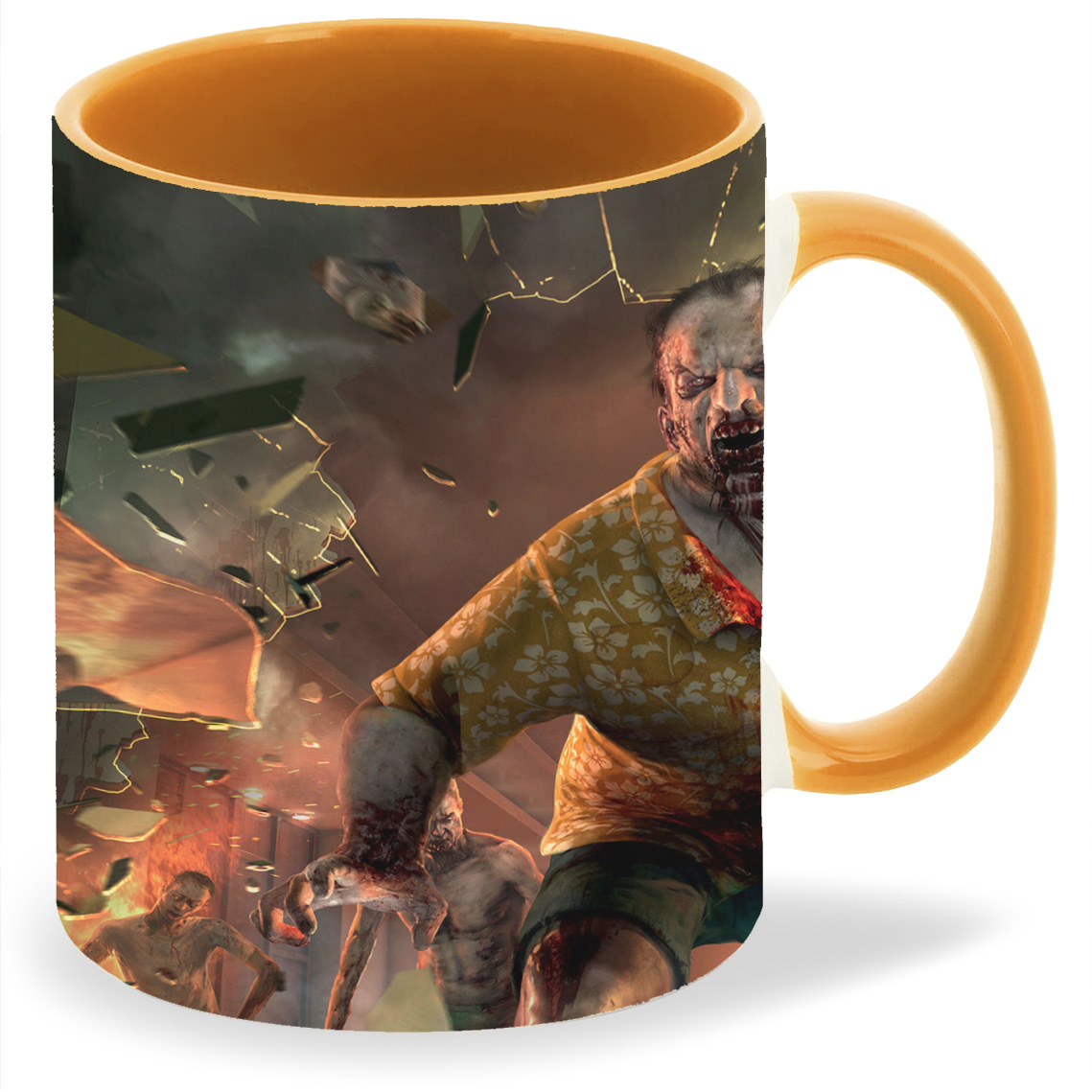 

Кружка CoolPodarok dead island Зомби Разбитое стекло, dead island Зомби Разбитое стекло