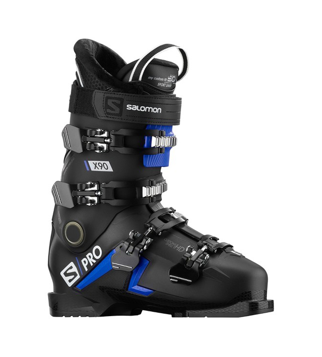 фото Горнолыжные ботинки salomon s/pro 90 x cs black/race blue (19/20) (27.5)