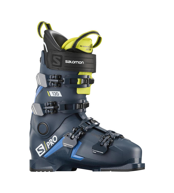 фото Горнолыжные ботинки salomon s/pro 120 petrol black/race blue (19/20) (31.5)