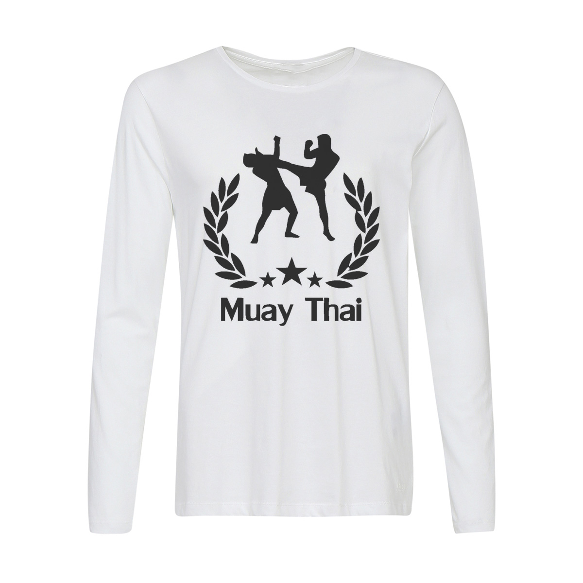 

Лонгслив CoolPodarok Muay Thai, Белый, w0113147