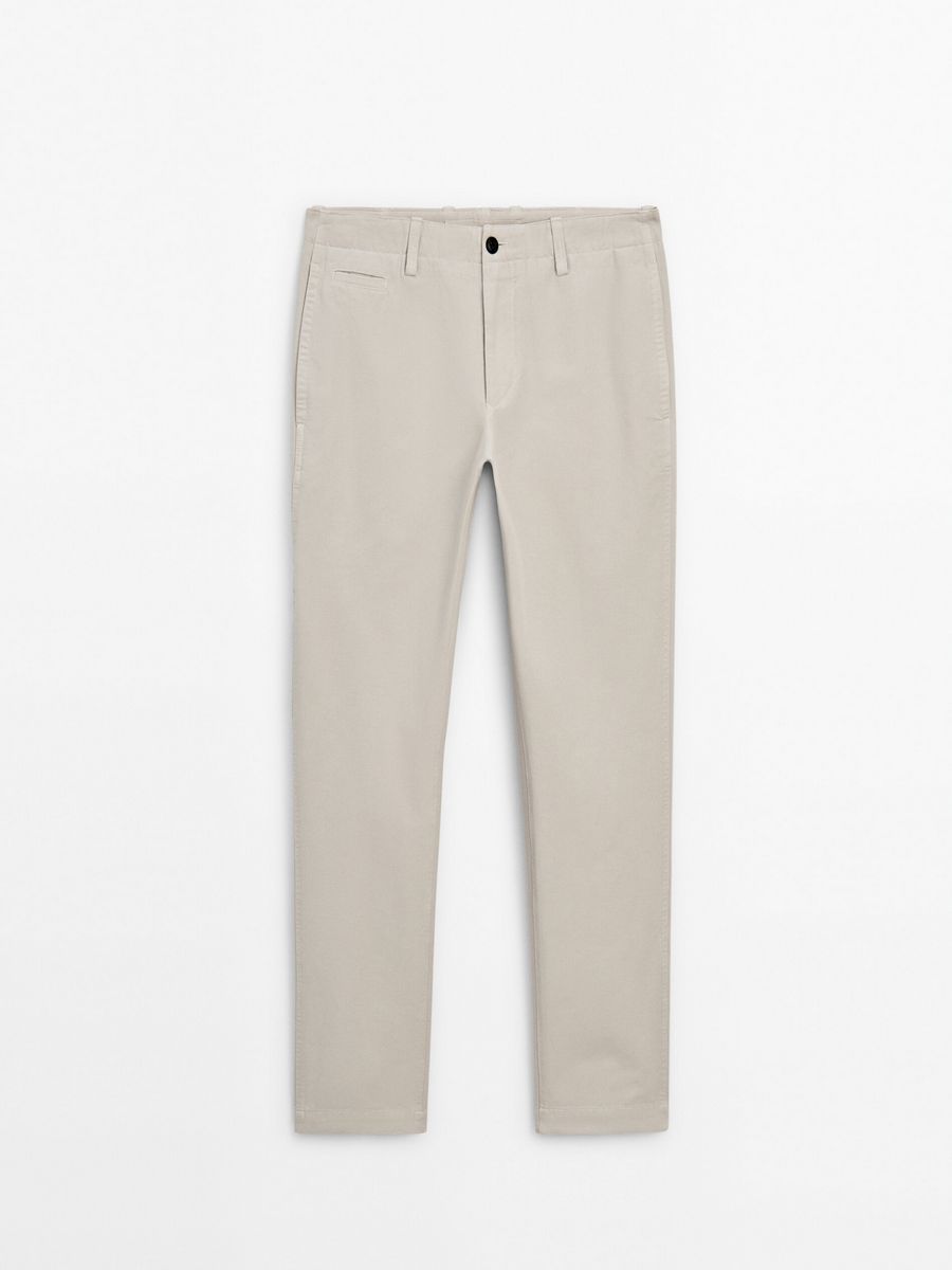 

Брюки мужские Massimo Dutti 0004/018 бежевые 46 EU, Серый, 0004/018