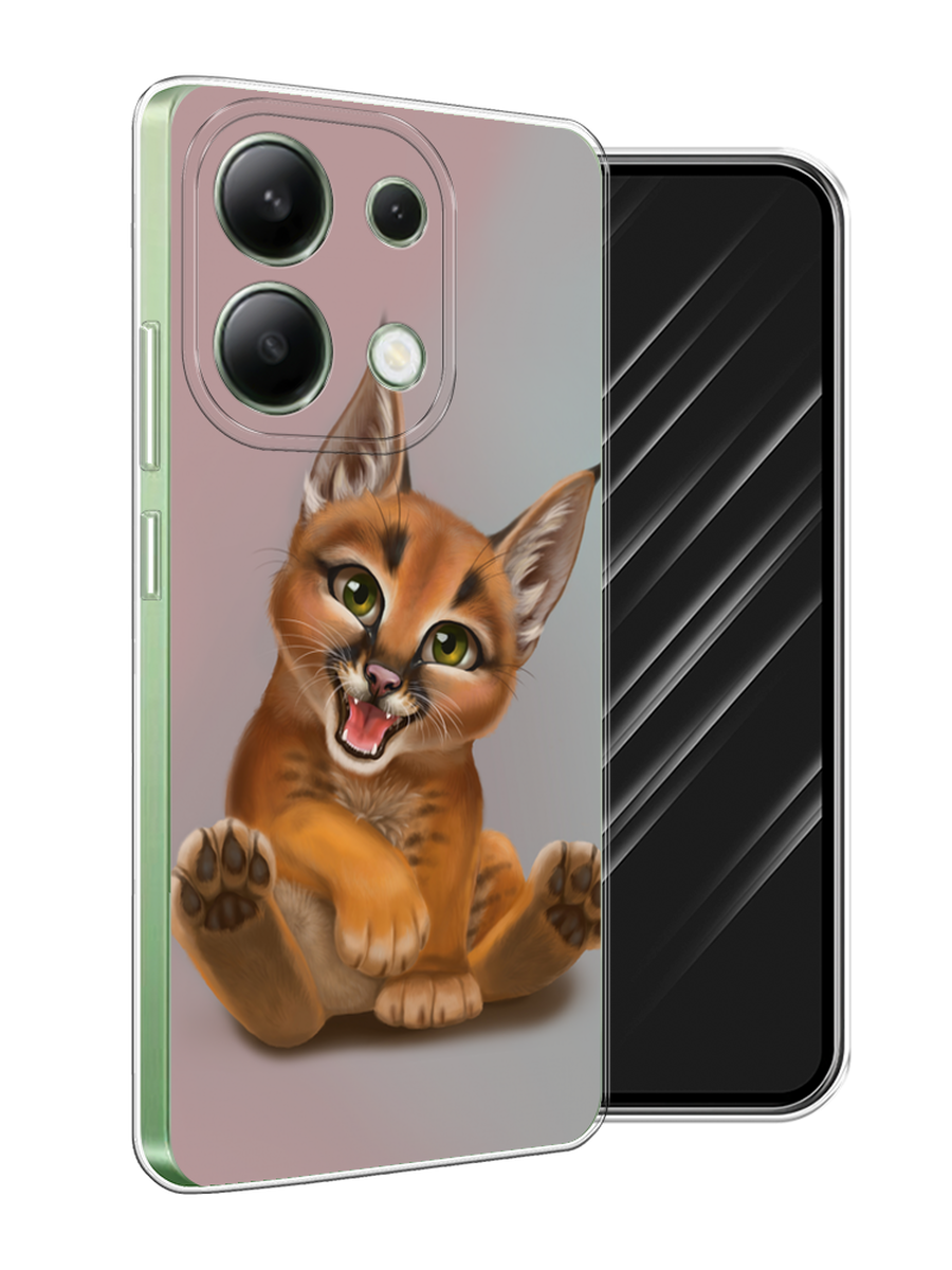 

Чехол Awog на Xiaomi Redmi Note 13 4G (Global) "Малыш рыси", Оранжевый;серый, 321050-1