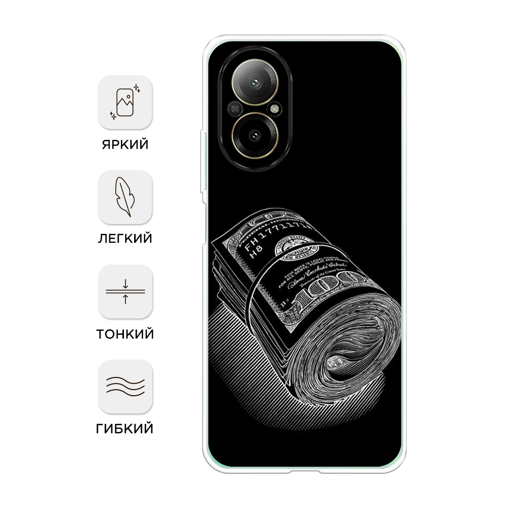 

Чехол Awog на Realme C67 4G "Кубышка денег", Черный;серебристый, 2515750-1