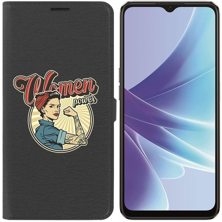 

Чехол-книжка Eco Book для Oppo A57s Women Power