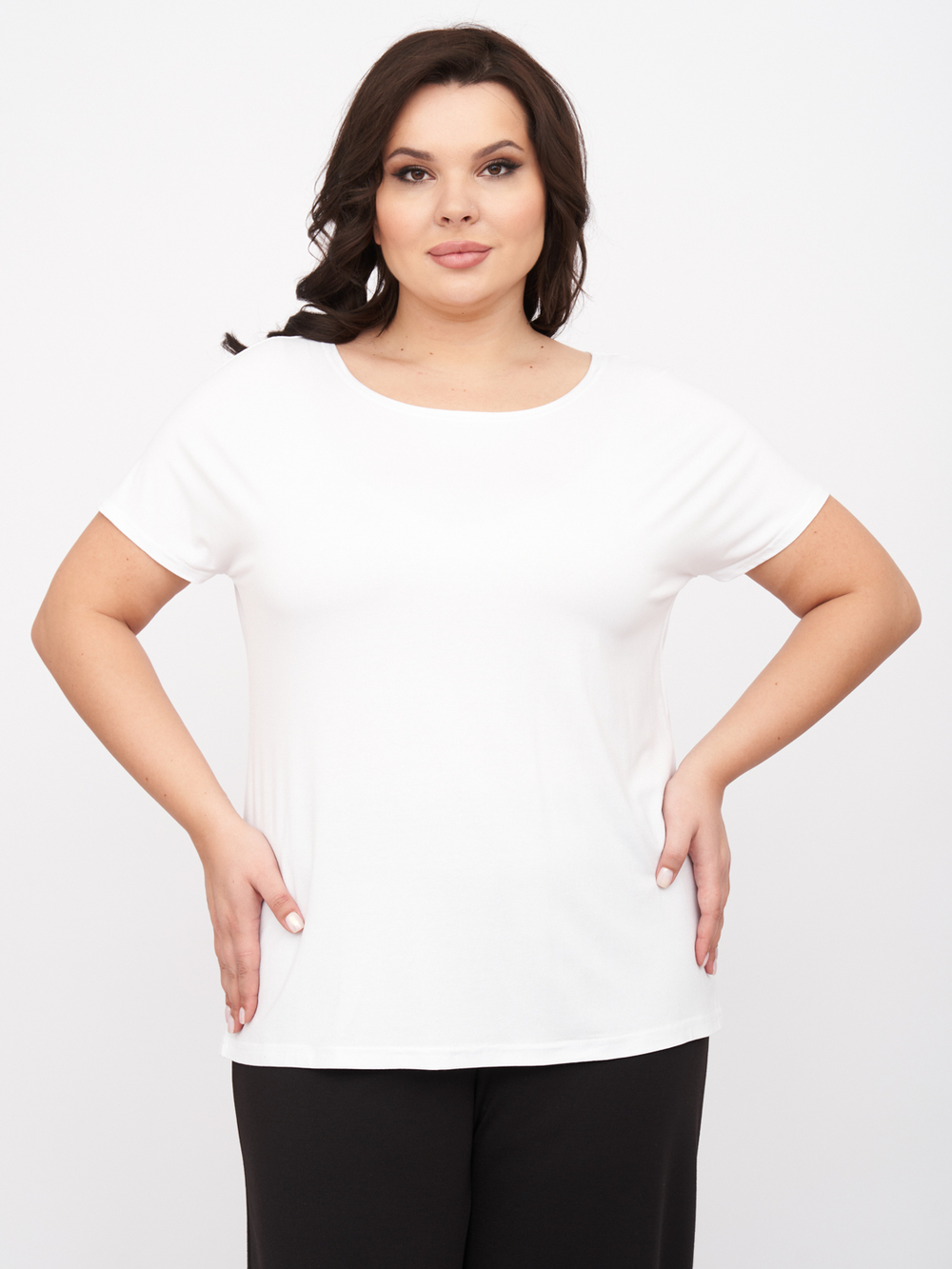 

Футболка женская ZORY ZFU02803WHT02 белая 56-58 RU, ZFU02803WHT02