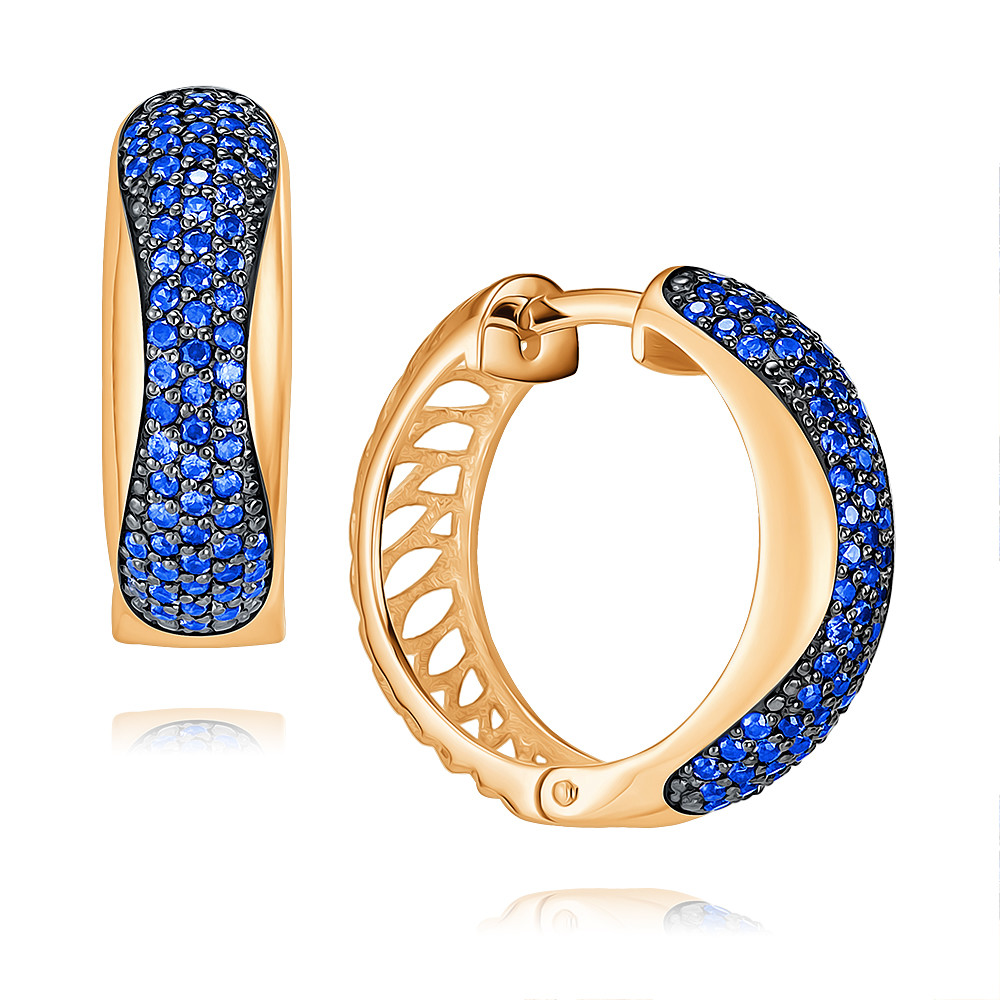 

Серьги из золота ADAMAS 24039645/01-А50ДЧ-542, сапфир, 24039645/01-А50ДЧ-542