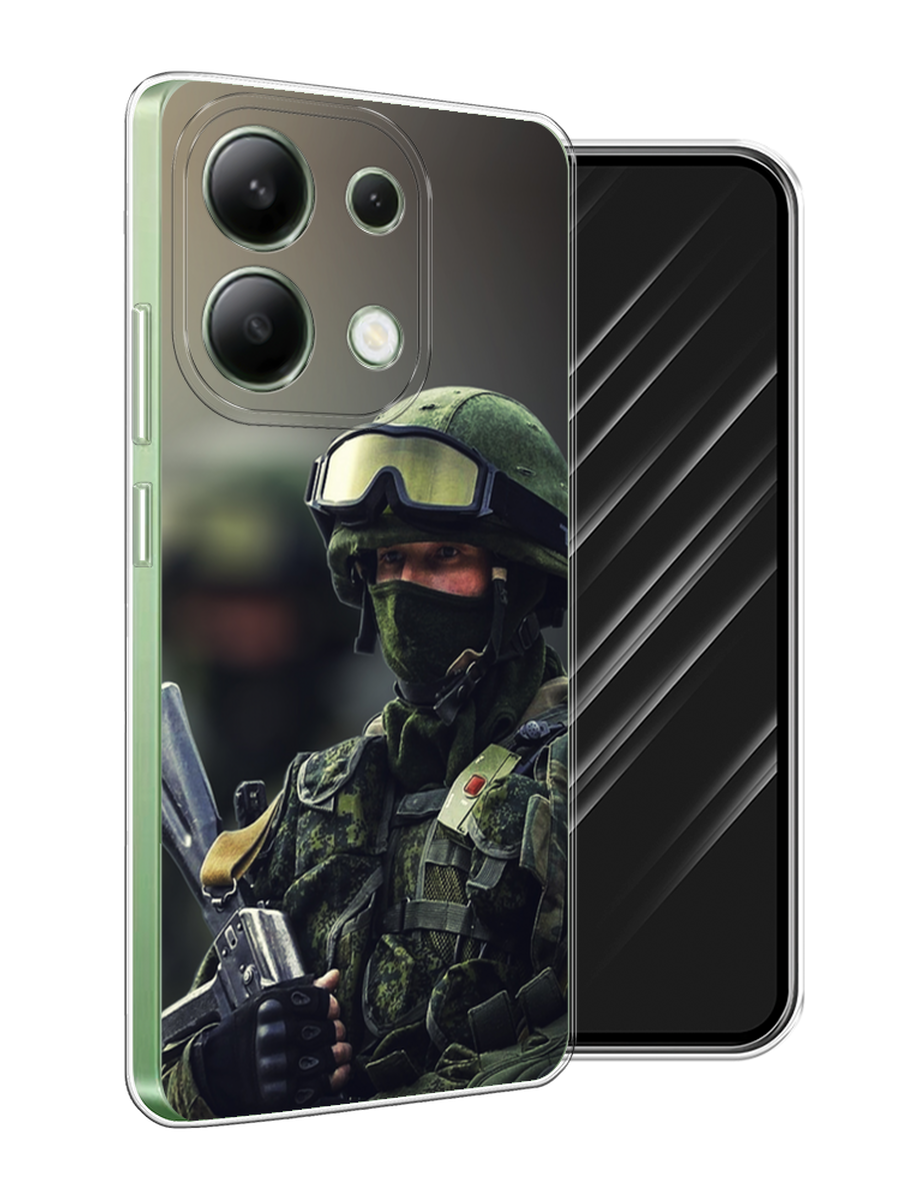 

Чехол Awog на Xiaomi Redmi Note 13 4G (Global) "Солдат", Зеленый;серый, 321050-1