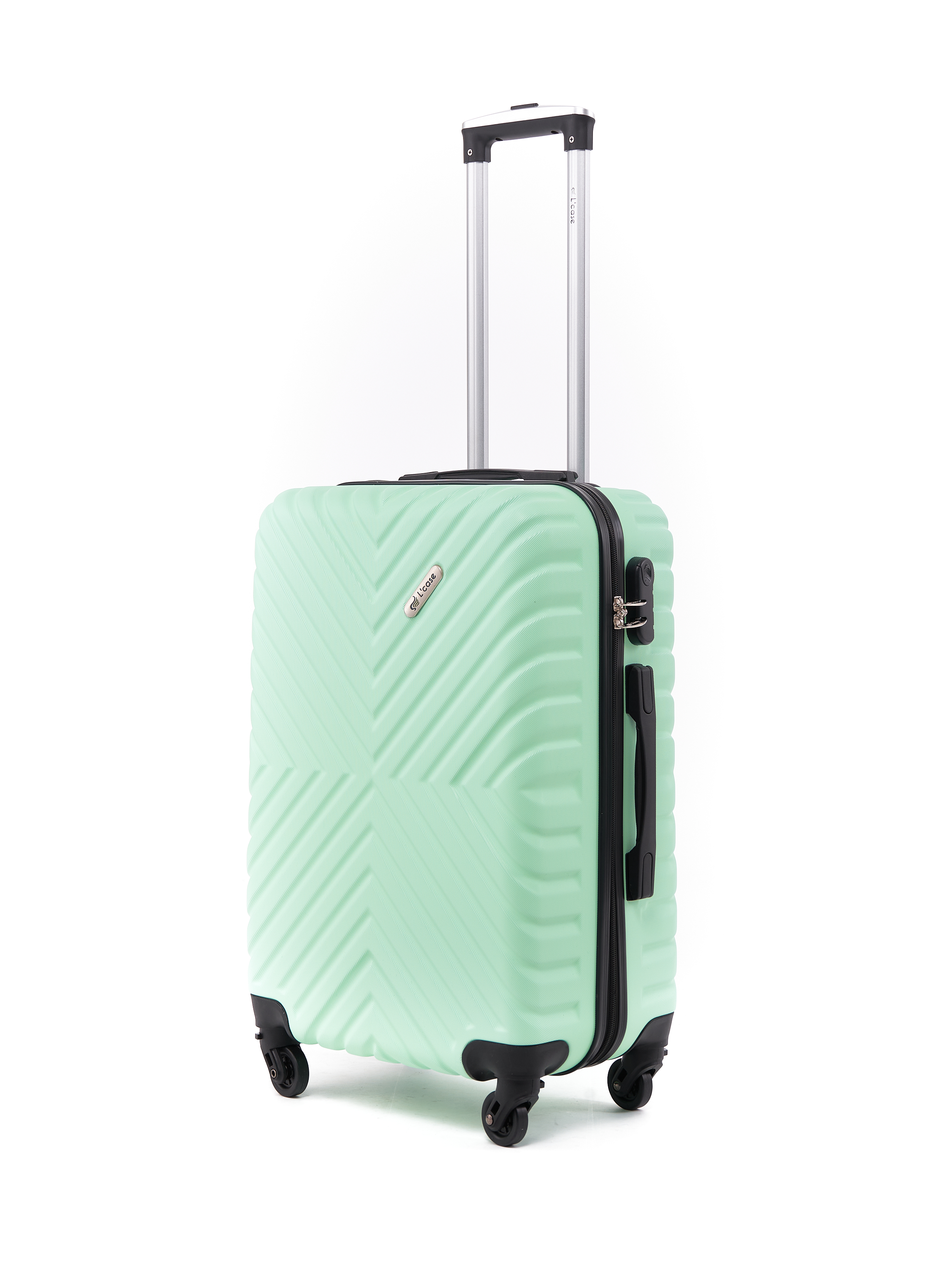 

Чемодан унисекс L'Case New Delhi мятный, 60Х37Х22 см, Зеленый, New Delhi M