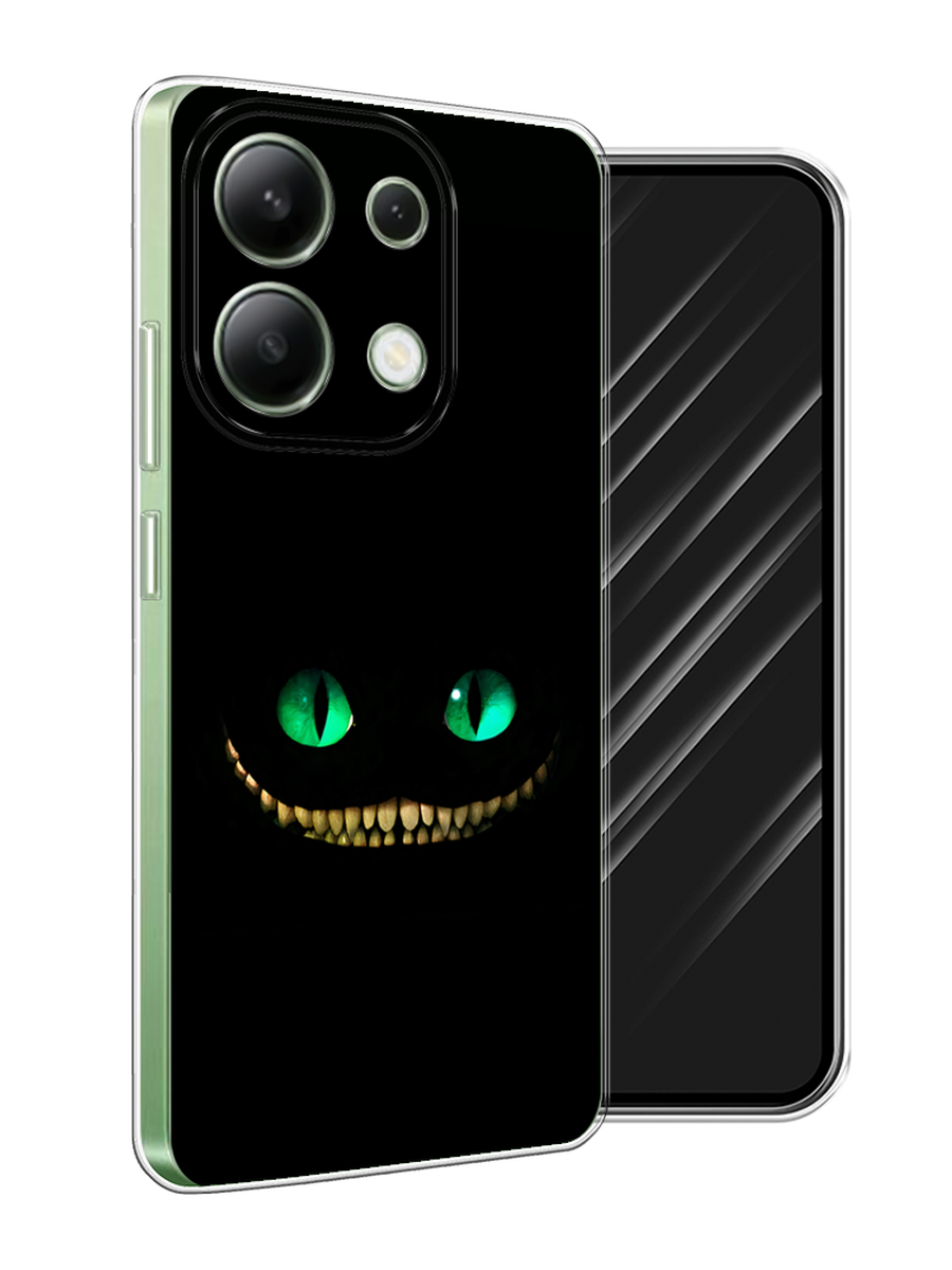 

Чехол Awog на Xiaomi Redmi Note 13 4G (Global) "Зеленоглазый чеширский кот", Черный, 321050-1