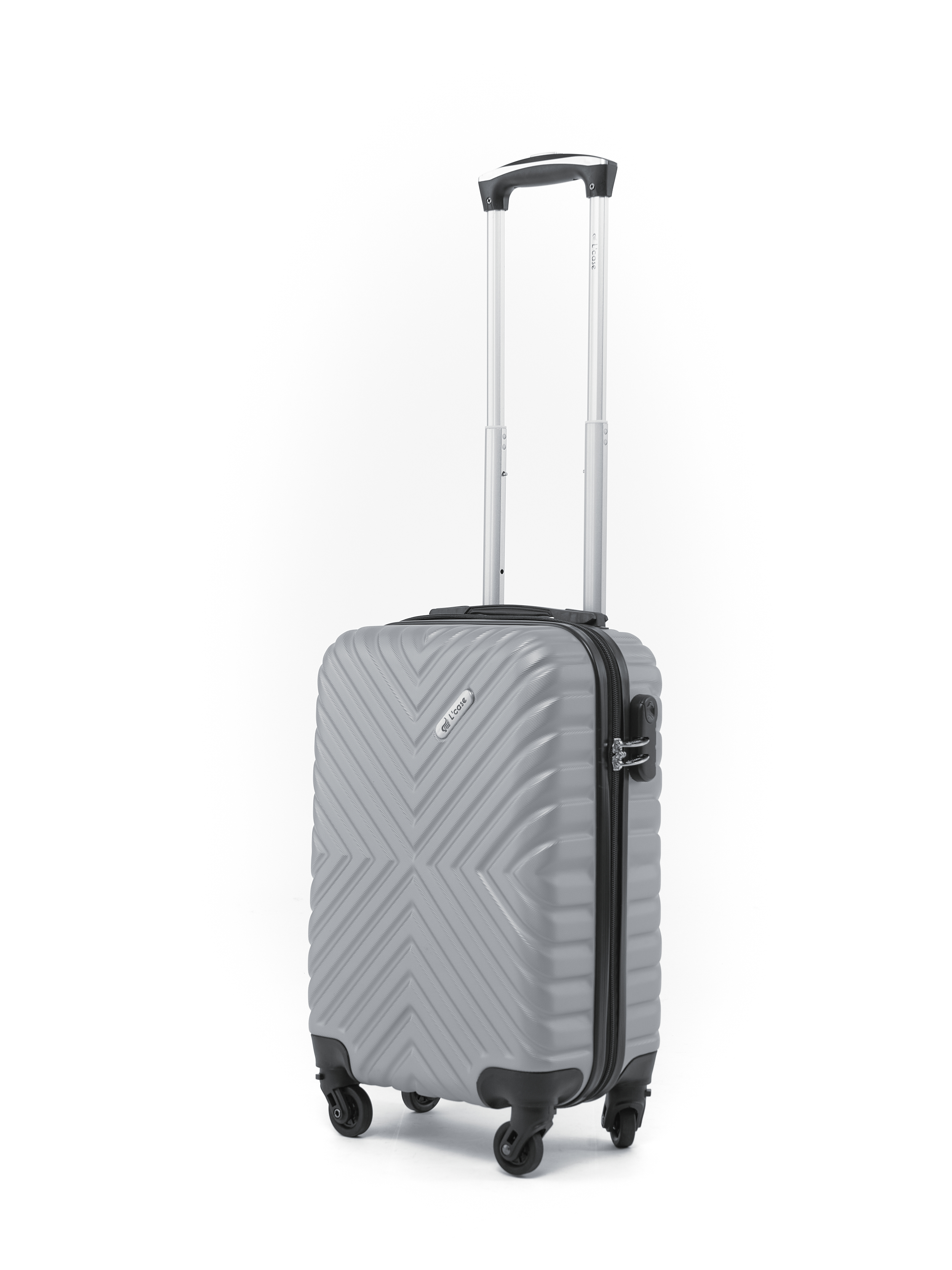 

Чемодан унисекс L'Case New Delhi серый, 52Х31Х18 см, New Delhi