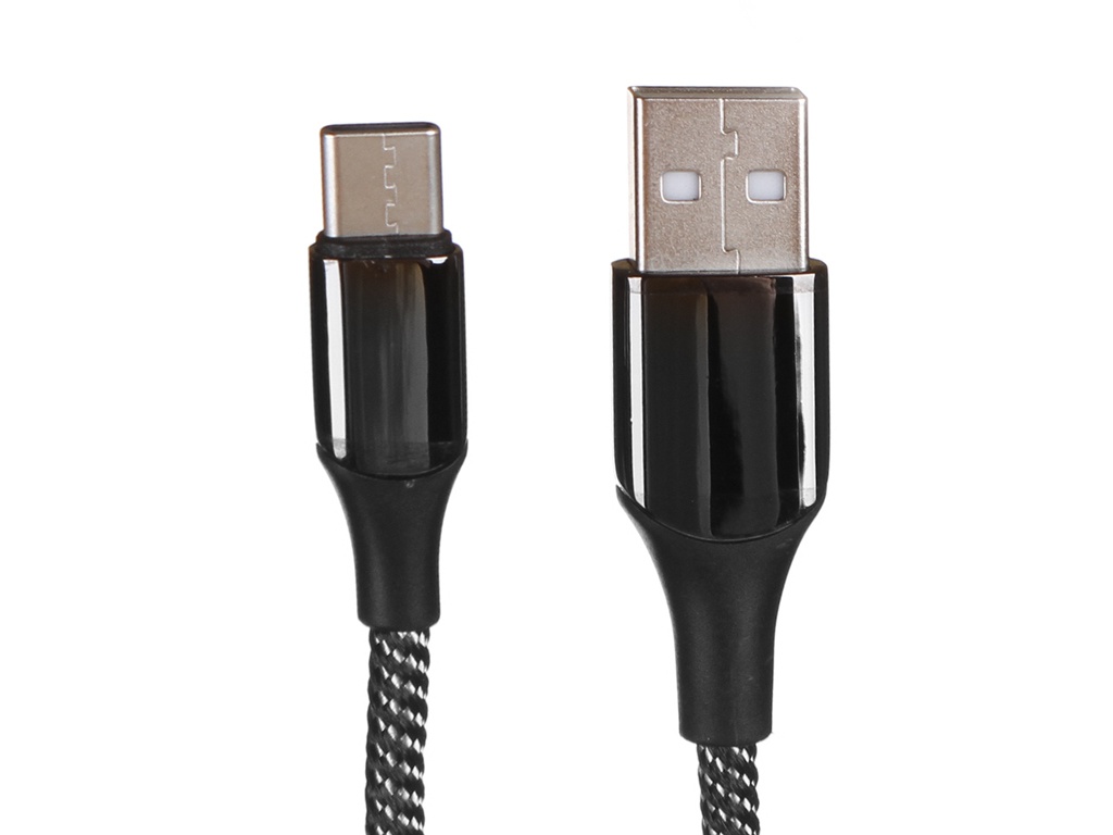 

Кабель Wiiix USB - Type-C вилка-вилка м (CB-736L-TC(1.0)-B), CB-736L-TC(1.0)-B