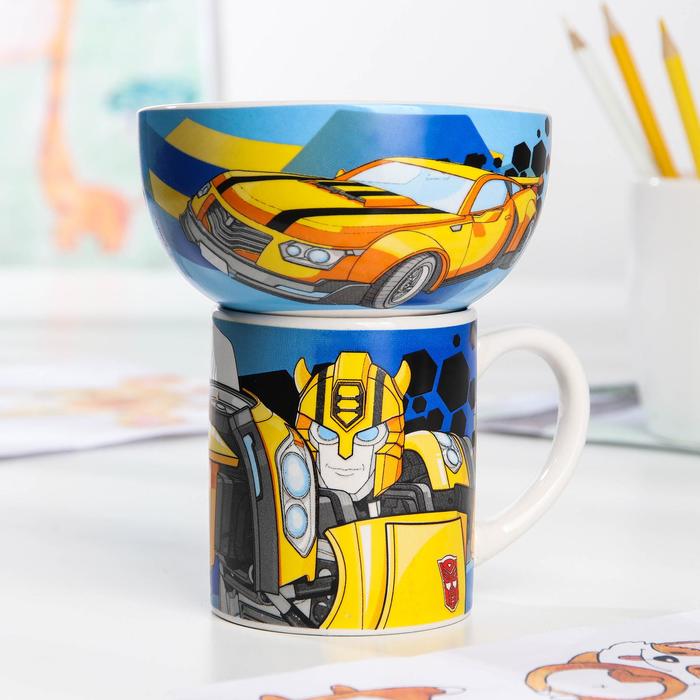 

Набор Transformers «Бамблби», 2 предмета: кружка 200 мл, миска 300 мл
